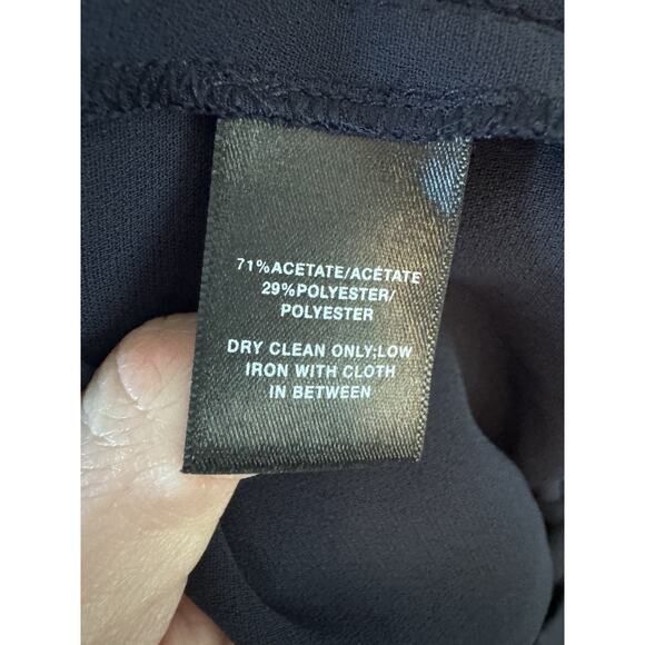 Lafayette 148 Straight Leg Pants RN95135 Navy 18W - Picture 6 of 10